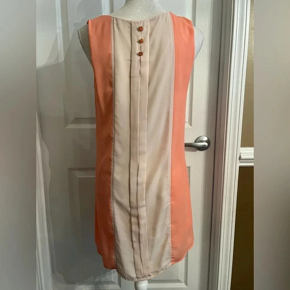 Blu Pepper Cream Orange‎ Boho Camisole Top/mini dress size Small fall colors - Picture 8 of 13